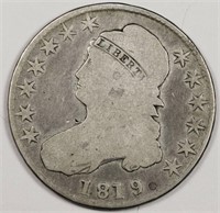 1819 Bust Half Dollar