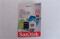 SanDisk Ultra 64GB microSDXC UHS-I Card with