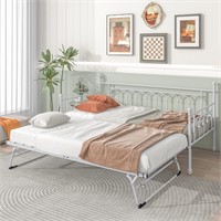 $275  Kuurfuurdo Twin Daybed with Trundle  White