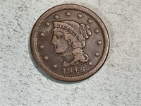 1846? Braided hair large cent
