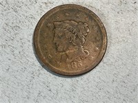1857? Braided hair large cent
