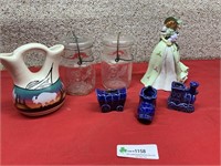 Ball Jars, toothpicks, vase, figurine