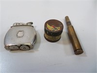 Vintage Evans Cigarette Lighter Hand Made Bullet
