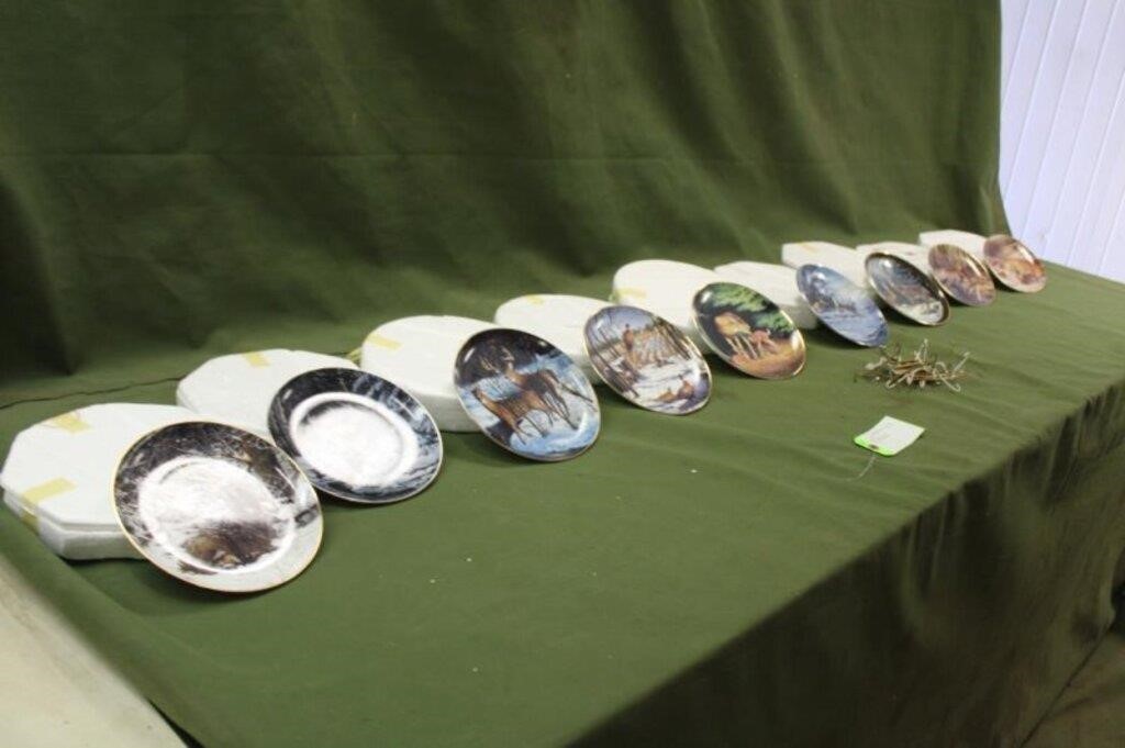 (9) Franklin Mint Collector Plates