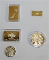 Gold Clad Coins & Bars