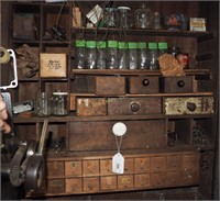 Work Shelf Full Of Vintage Hardware