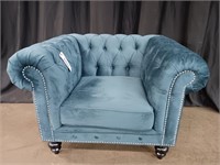 ABBYSON CHESTERFIELD ARM CHAIR