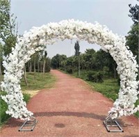 FLOWER ARCHWAY- WHITE, WHITE CHERRY BLOSSOMS
