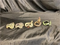 COILED SNAKES LOT / 5 PCS