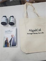 AlgaeCal Stronger Bones, tote, guide, 1 btl Plus