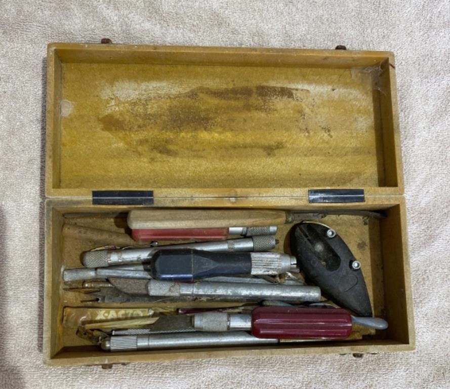 Box of Assorted X-acto Knives