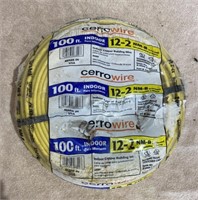 NIB 100' 12-2 Indoor Copper Building Wire