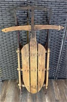 Antique Flexible Flyer Steel Runner Sled