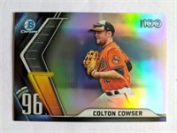 2002 Colton Cowser Bowman Chrome Top 100 BTP-96