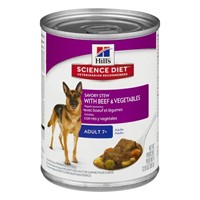 12 cans of Hill's Science Diet Adult 7+ Savory