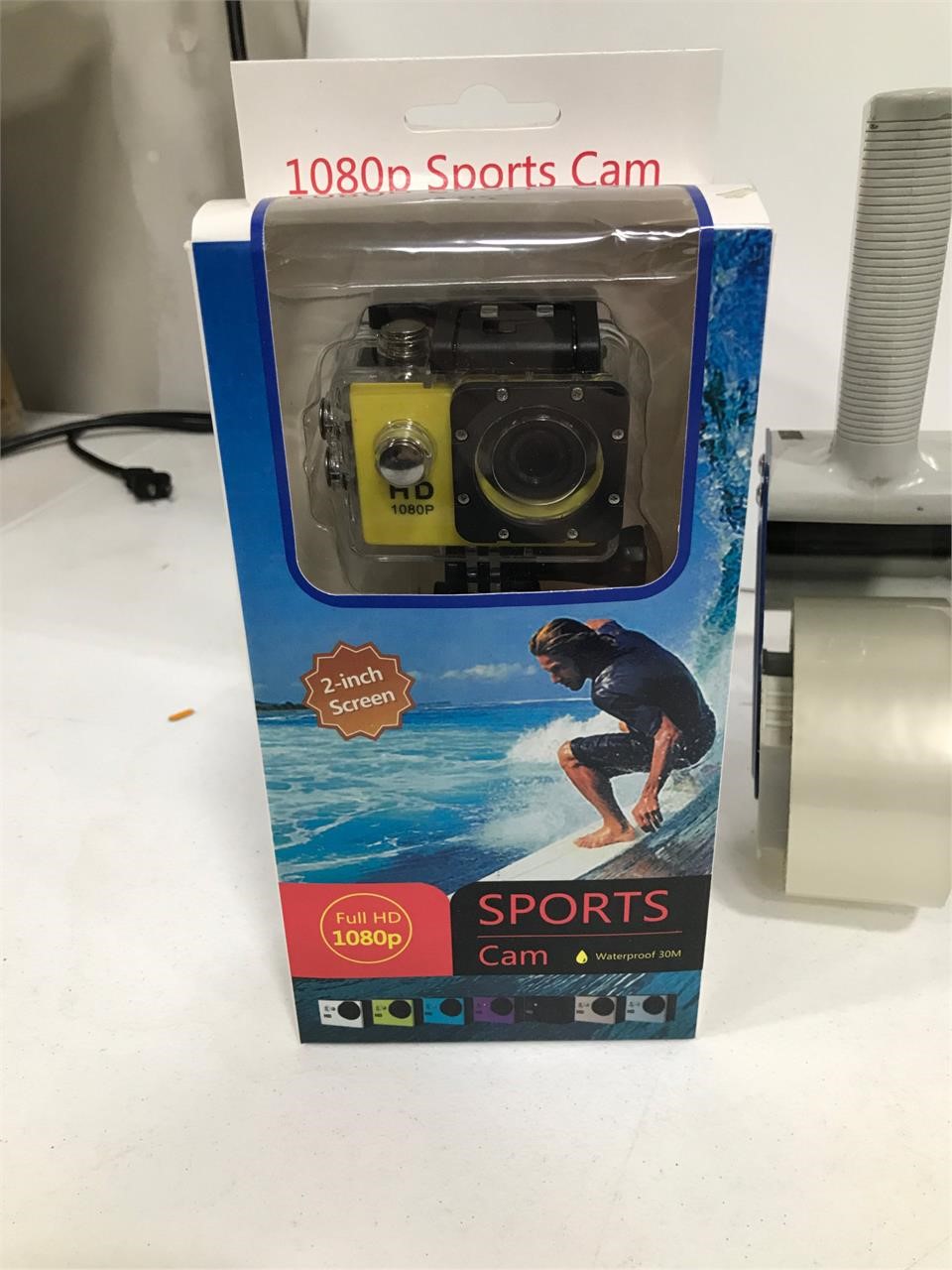 12MP Waterproof Action Cam with Kit (Yellow)