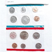 1971 U. C. US Mint Set