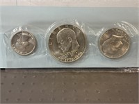 1976S silver clad three piece proof set