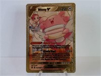 Pokemon Card Rare Gold Foil Blissey V