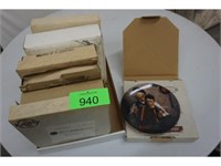 (8) COLLECTABLE PLATE SET STILL IN BOX, BRADFORD E