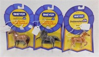 3 Breyer Stablemates horses: Quarter Horse -