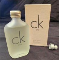 Calvin Klein one 3.3oz perfume bottle