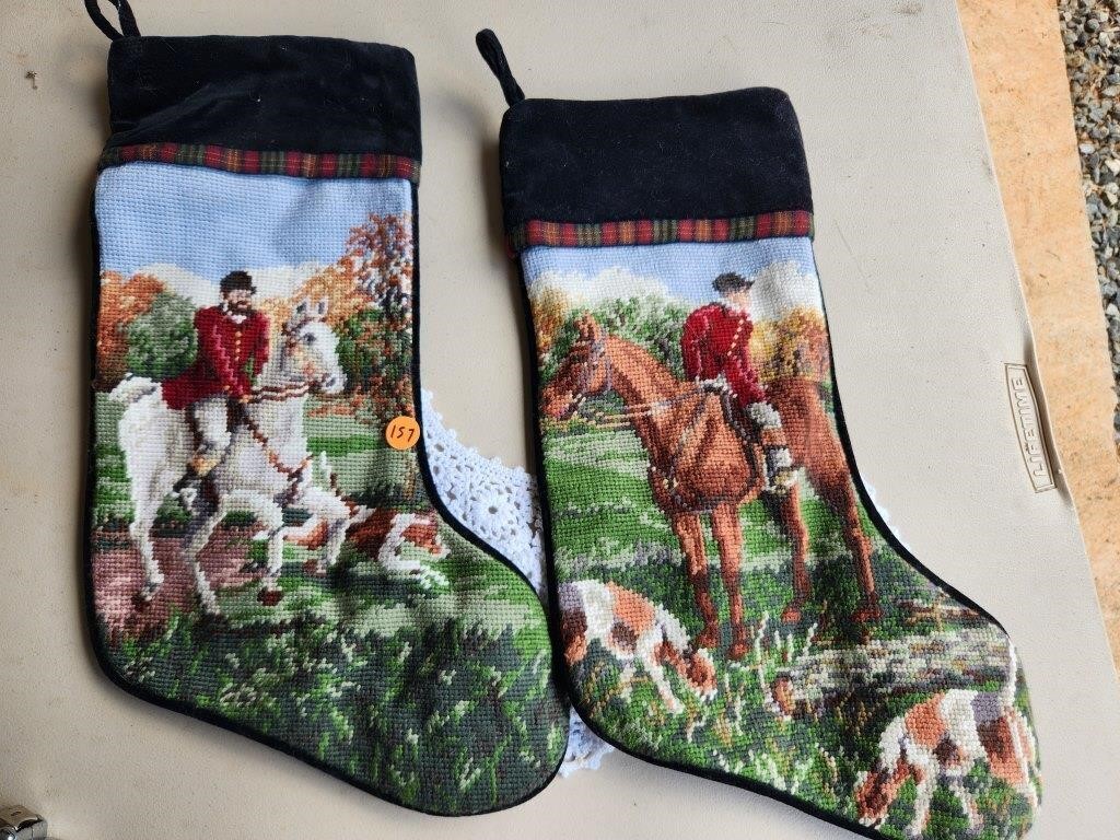 Hunters on Horses stockings