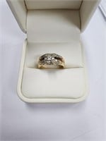 Ladies Wedding Set Diamond and 14k  size 5