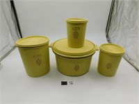 VINTAGE TUPPERWARE CANISTERS