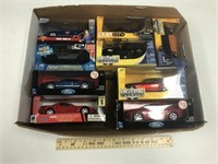 9 Die Cast Model Cars