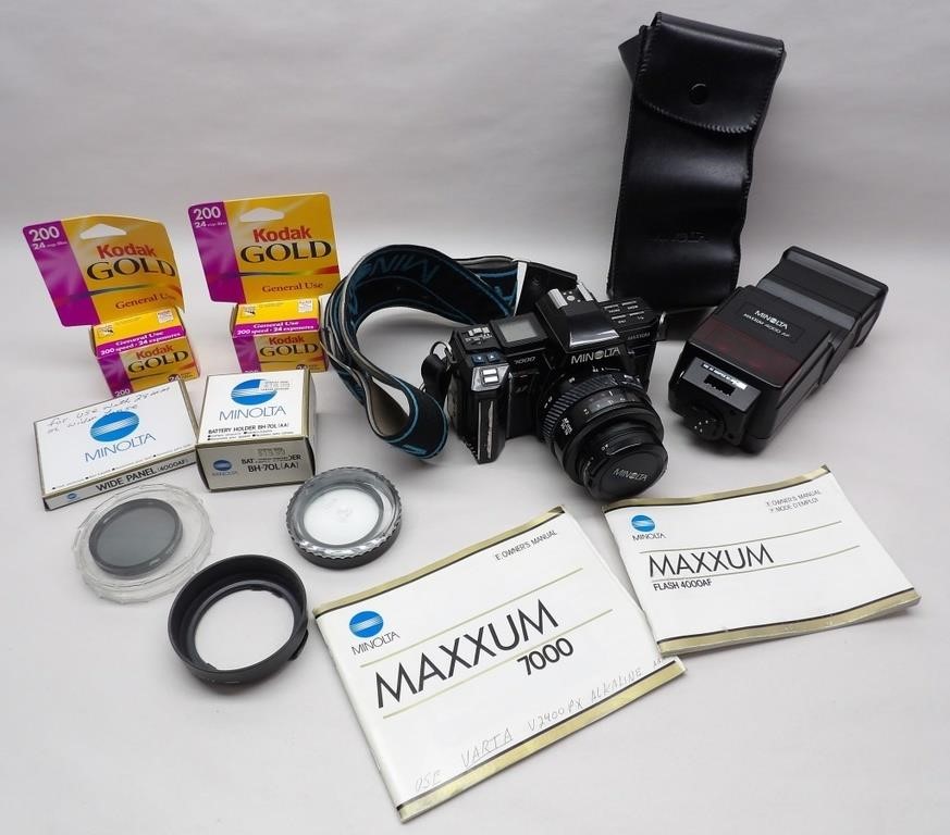Minolta Maxxum 7000 Camera: As-Is