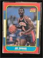 1986-87 Fleer Joe Dumars Rookie #27 Detroit