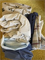 Box of various linens