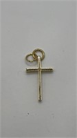 Gold Tone Cross Pendant