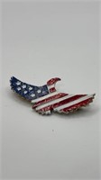 Flag Eagle Brooch