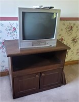 TV with DVD and Remote ,Stand