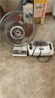 Vintage massager ( untested), fan ( untested)