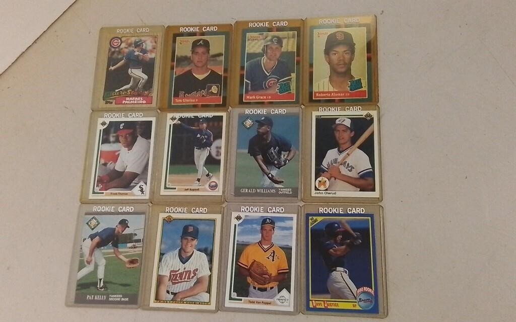 12 Older NBL Baseball Cards