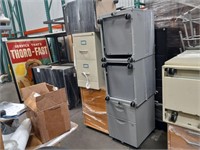 8 Mobile Filing Metal &  wood Cabinets & Cabinet
