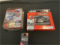 Dale Earnhardt Playing Cards & 5 Metal Collector