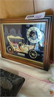 Decorative model T clock ,made out of clock parts