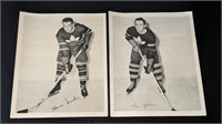 2 1945 54 Quaker Oats Hockey Pictures Toronto B