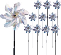 NEW / Ohuhu Reflective Pinwheels 10 Pack