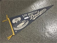 1958 Dodgers Baseball (New Home) Pennant