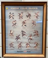 DUPONT " KNOW YOUR DUCKS " ADVERTISING POSTER