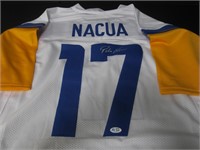 PUKA NACUA SIGNED FOOTBALL JERSEY WITH COA