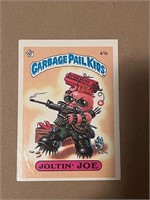 1985 Series 1 Garbage Pail Kids Joltin Joe