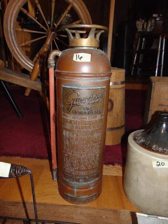 Antique Guardene Fire Extinguisher