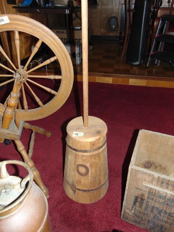 Wooden Butter Churn