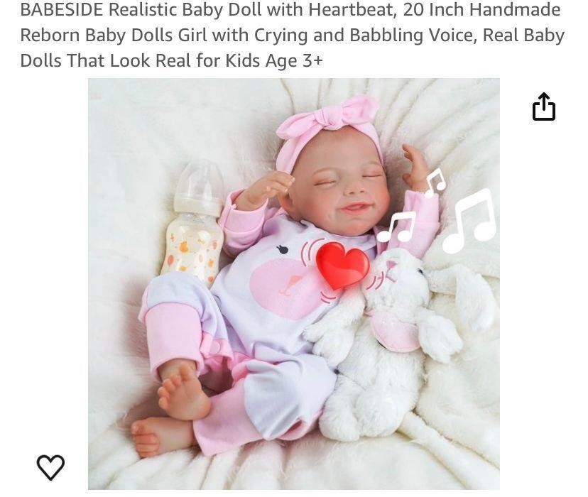 BABESIDE Realistic Baby Doll